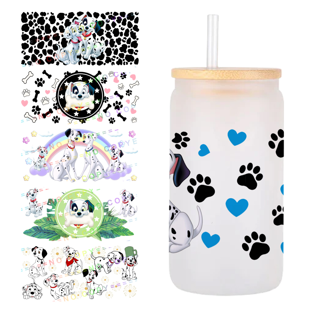 Rdta Tank Glass - Disney 101 Dalmatians 3D UV DTF