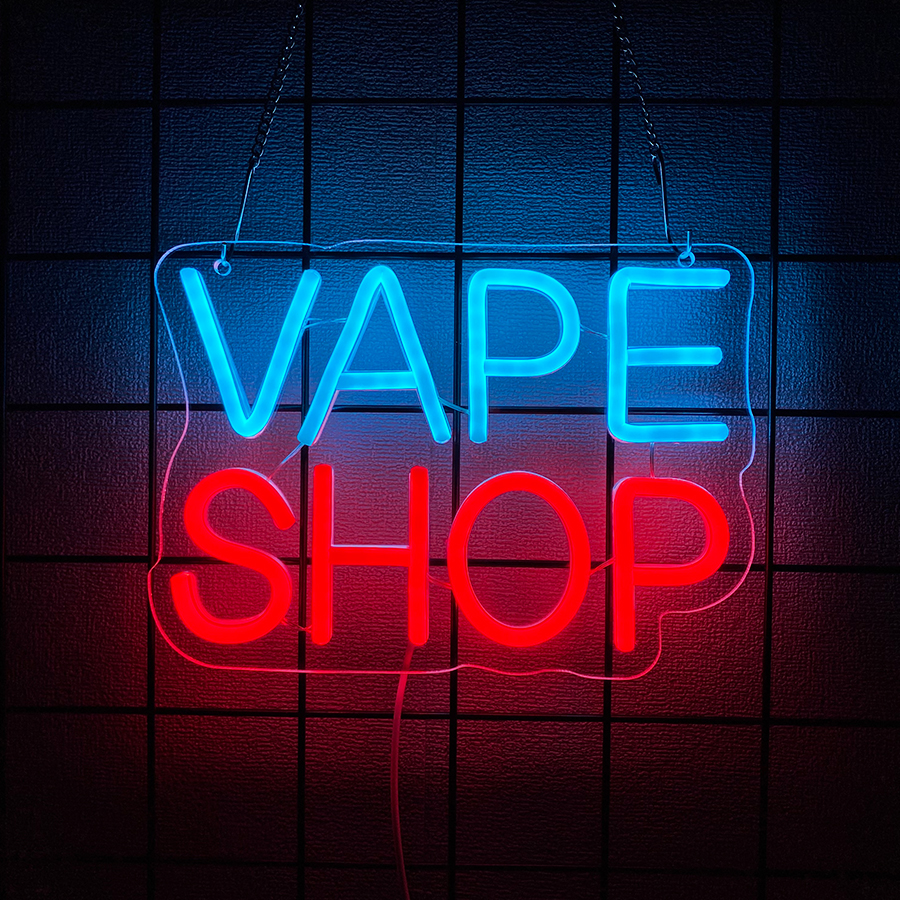 Vape Shop Neon Sign For Wall D - огляд і ціна Vaping Shop