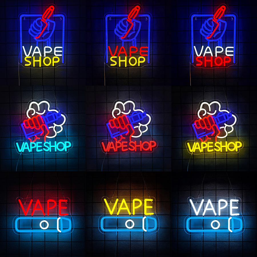 VAPE Shop Neon Sign for Smoke  - огляд і ціна Vaping Shop