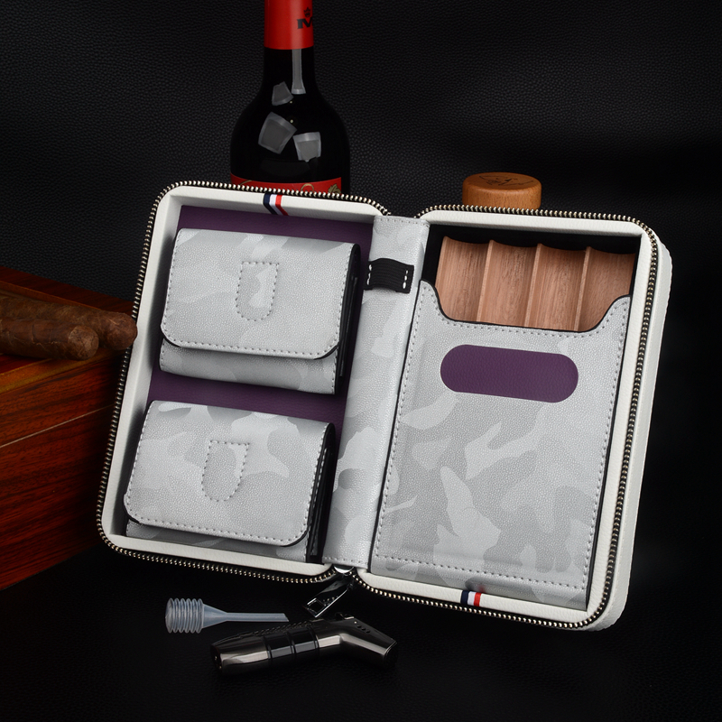 Travel Cigar Case Leather Ciga - огляд і ціна Vape Ring