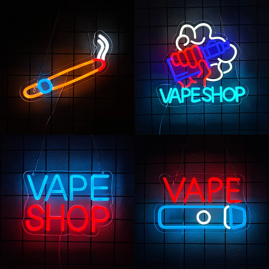 Light Up Sign For Smoke Store, - огляд і ціна Vaping Shop