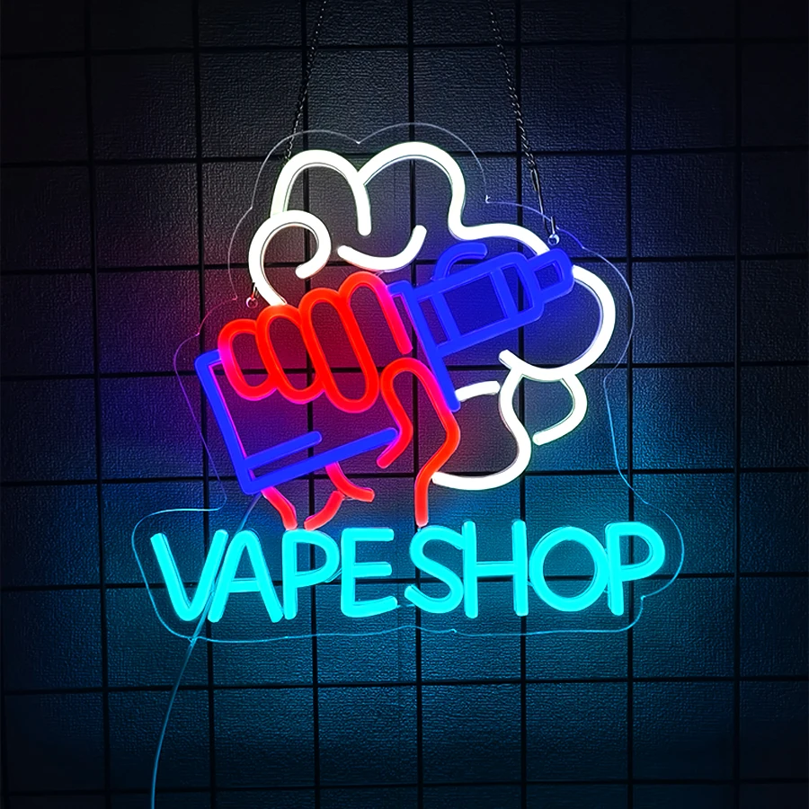 Light Up Sign For Smoke Store, - огляд і ціна Vaping Shop