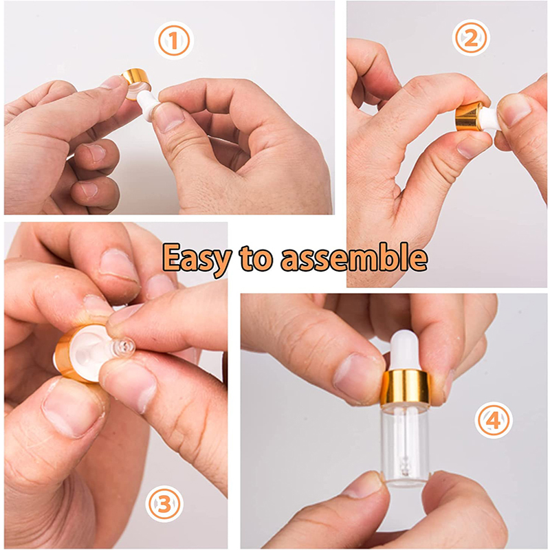 5Pcs 1ml/2ml/3ml/5ml Empty Gla - огляд і ціна Juice Bottle Dropper