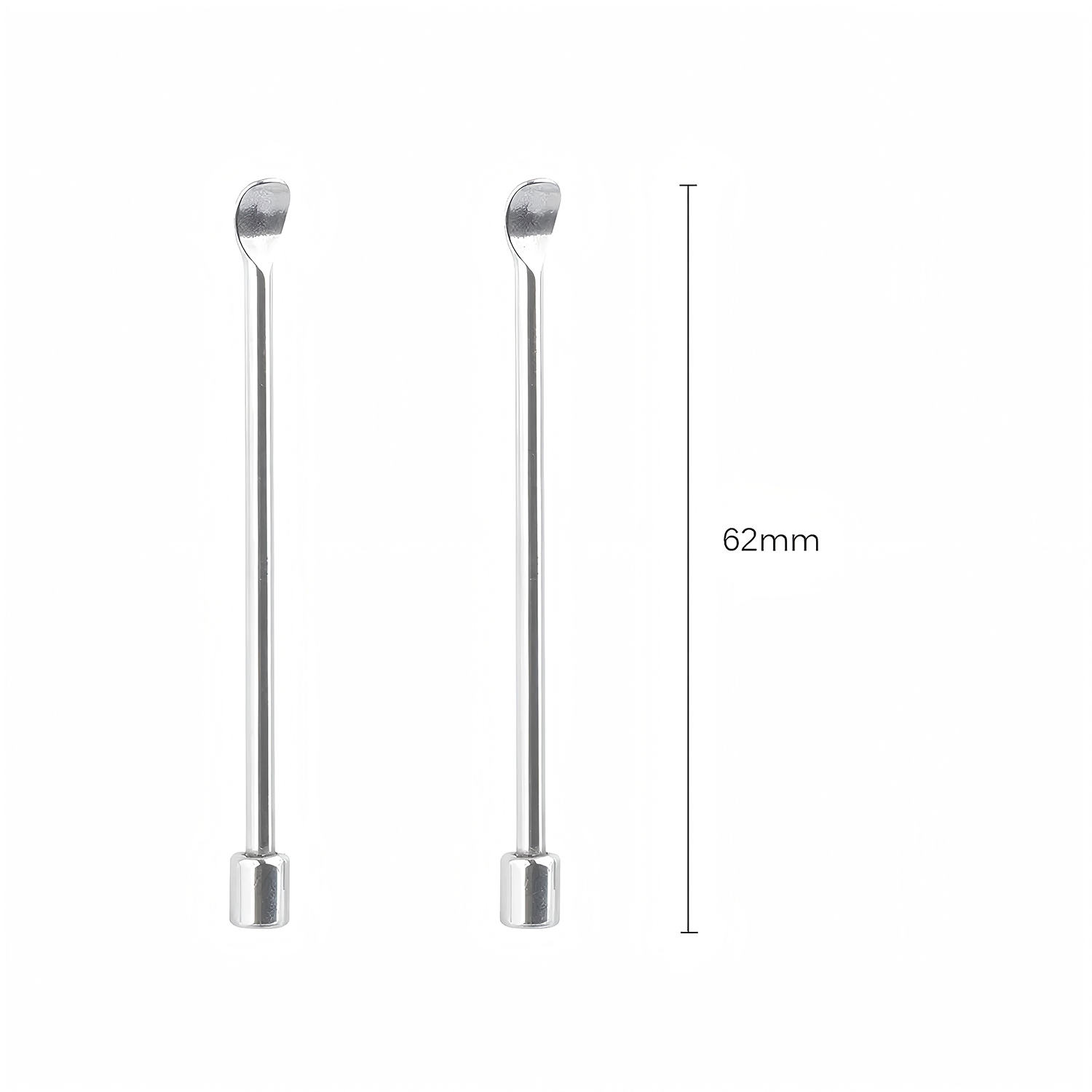 2Pcs 6cm Stainless Steel Mini  - огляд і ціна Vaping Goods