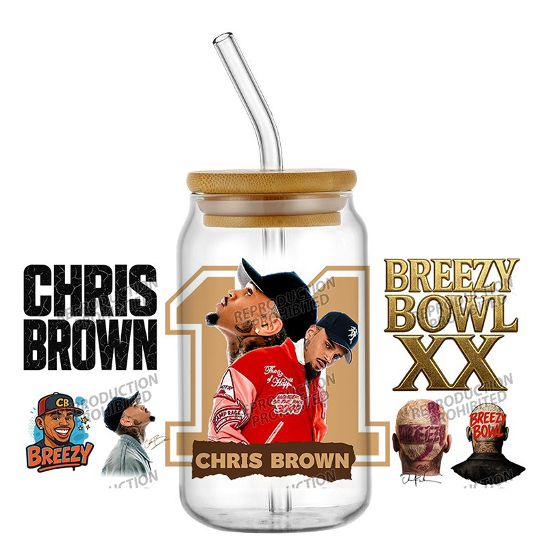 New Popular Singer Chris Brown - огляд і ціна Rdta Tank Glass