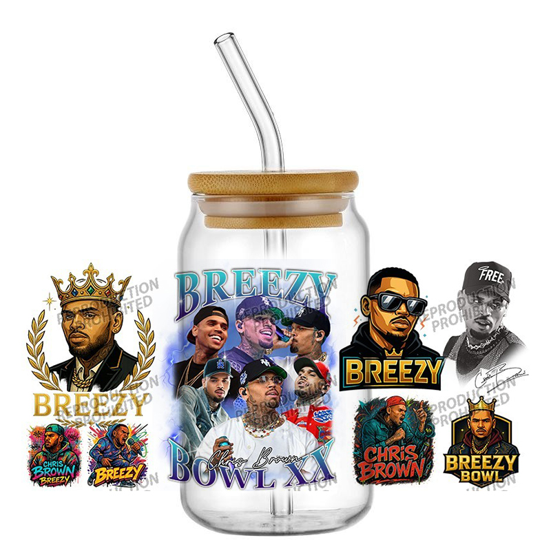 New Popular Singer Chris Brown - огляд і ціна Rdta Tank Glass