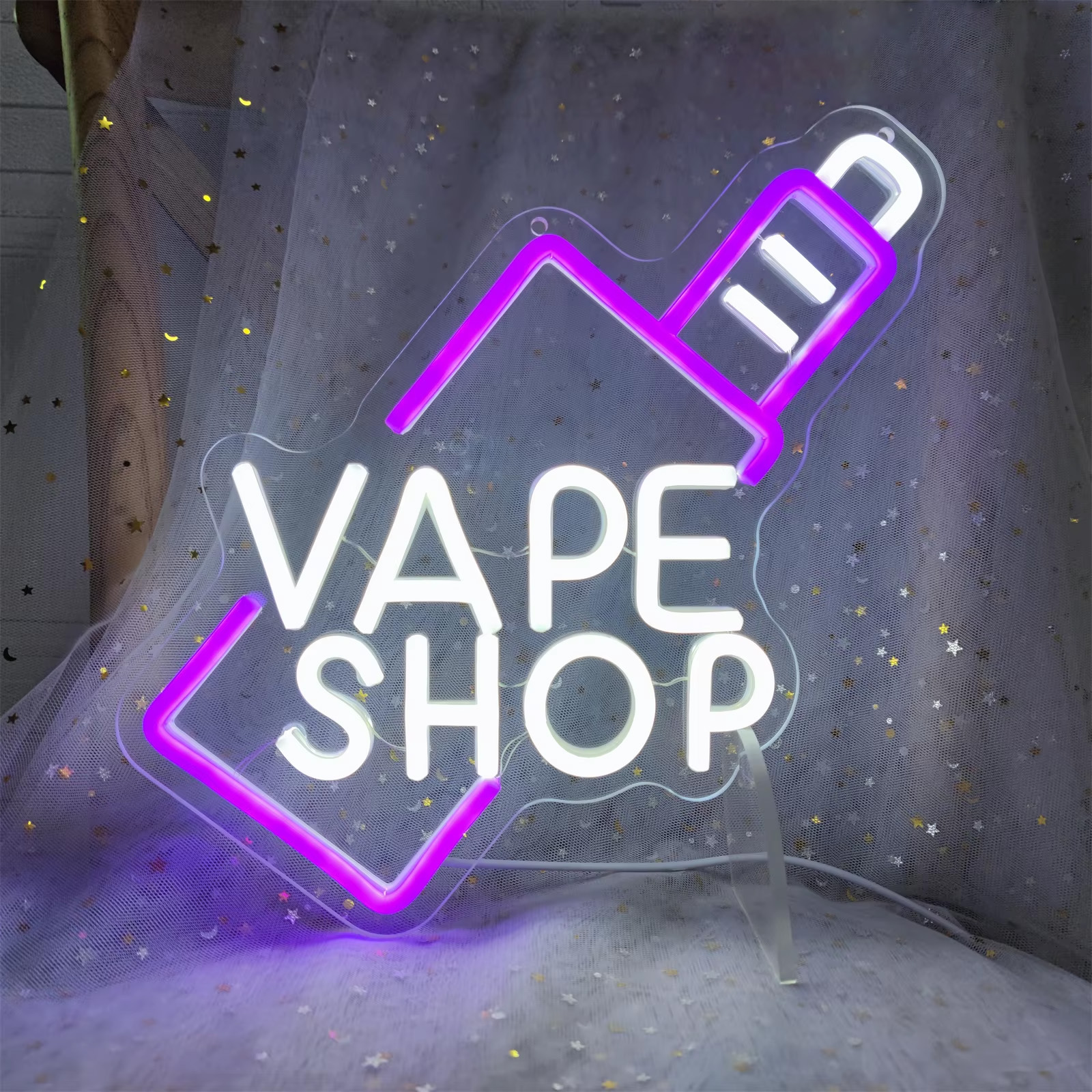 VAPE Shop LED Neon Sign Fit Fo - огляд і ціна Vaping Shop