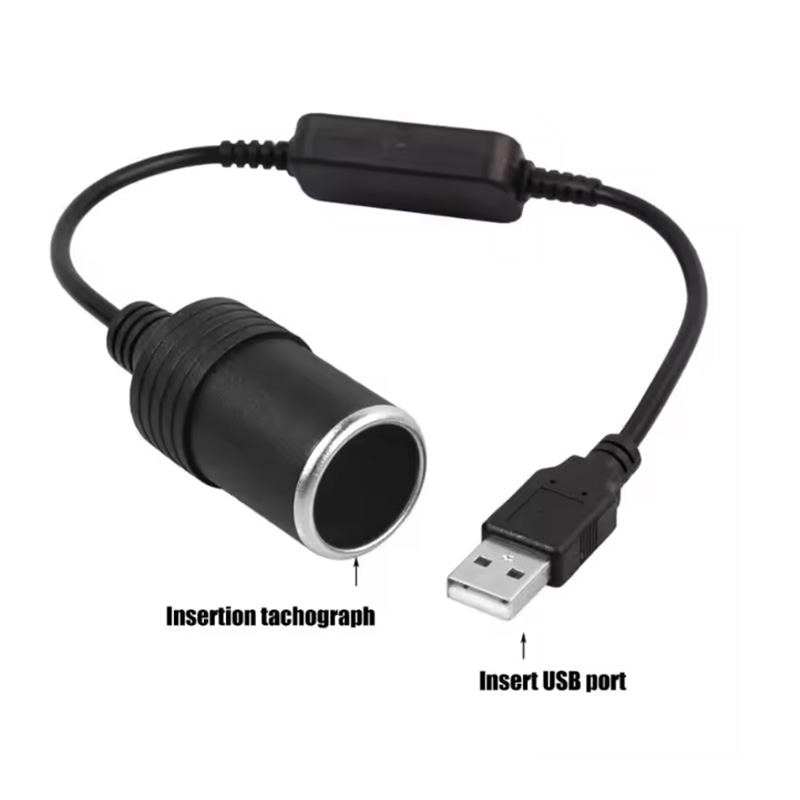 1pc 5V 2A USB To 12V Cigarette - огляд і ціна Accessories Experts Vape