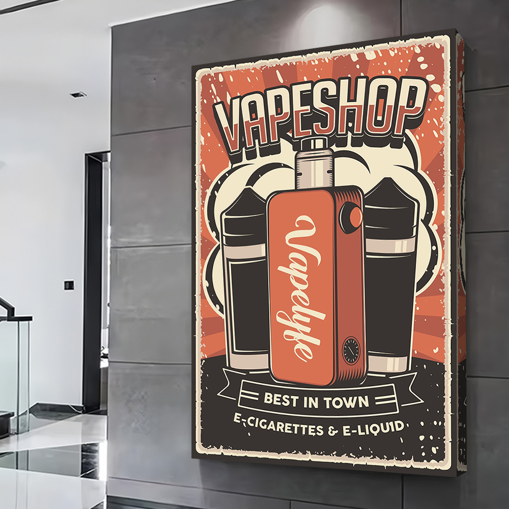 Vape Shop Printing Poster Pict - огляд і ціна Vaping Shop