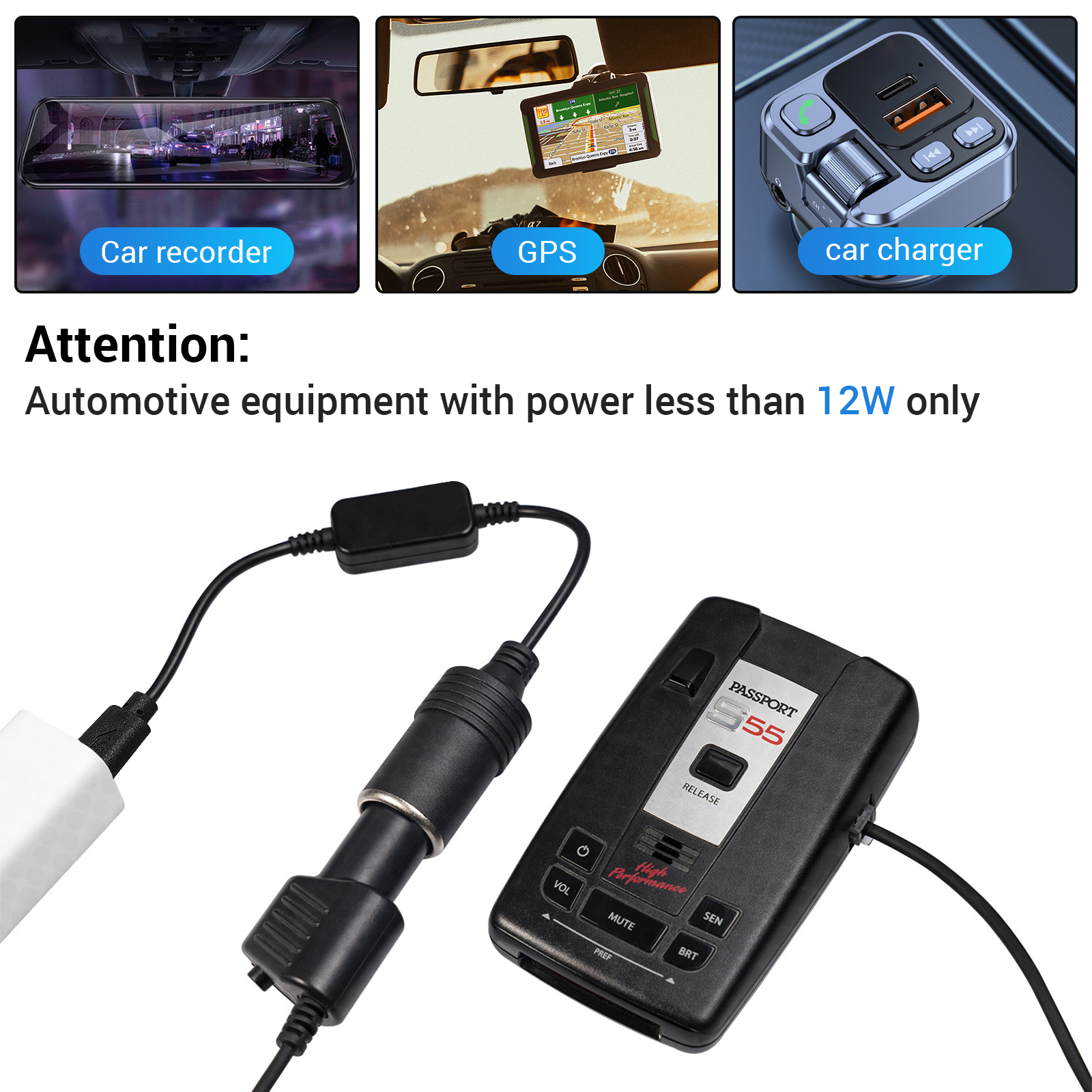 1pc 5V 2A USB To 12V Cigarette - огляд і ціна Accessories Experts Vape