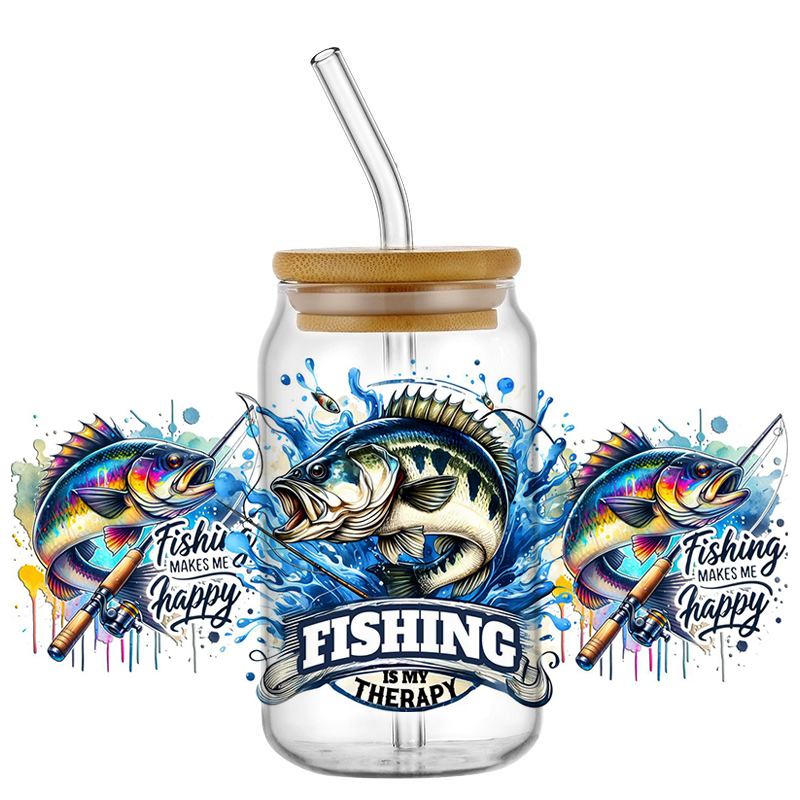 UV DTF Go Fishing Design Trans - огляд і ціна Rdta Tank Glass