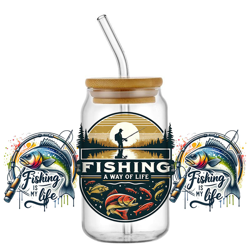 UV DTF Go Fishing Design Trans - огляд і ціна Rdta Tank Glass
