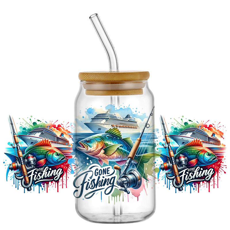 UV DTF Go Fishing Design Trans - огляд і ціна Rdta Tank Glass