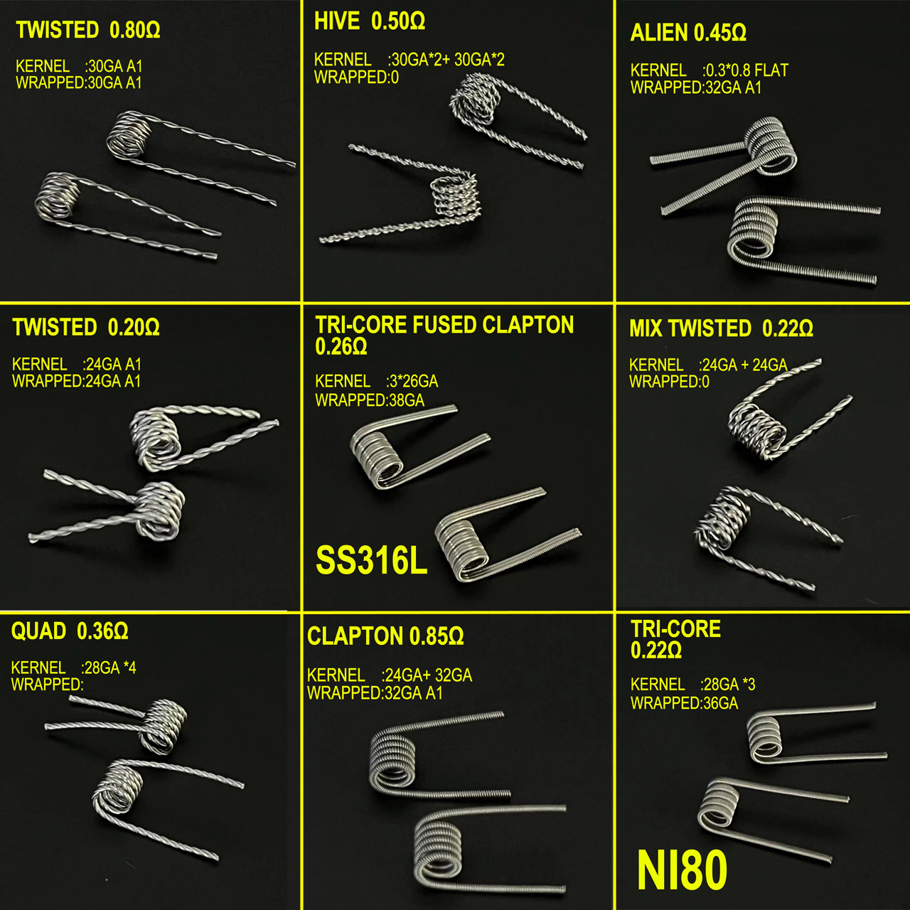Spring Resistance ID 3.0mm 0.2 - огляд і ціна Clapton Wire Pre Built