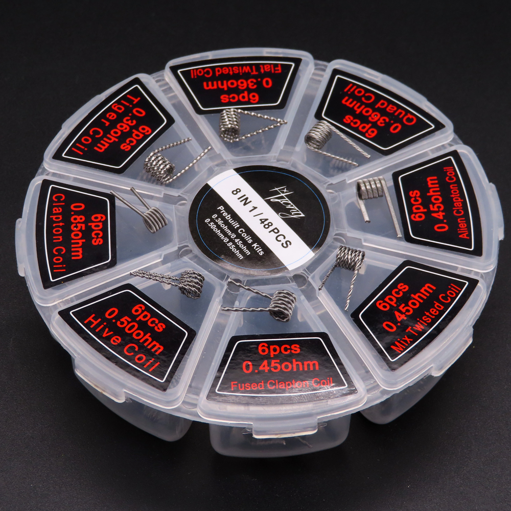 48pcs/set Premade Coils RTA RD - огляд і ціна Vaping Area