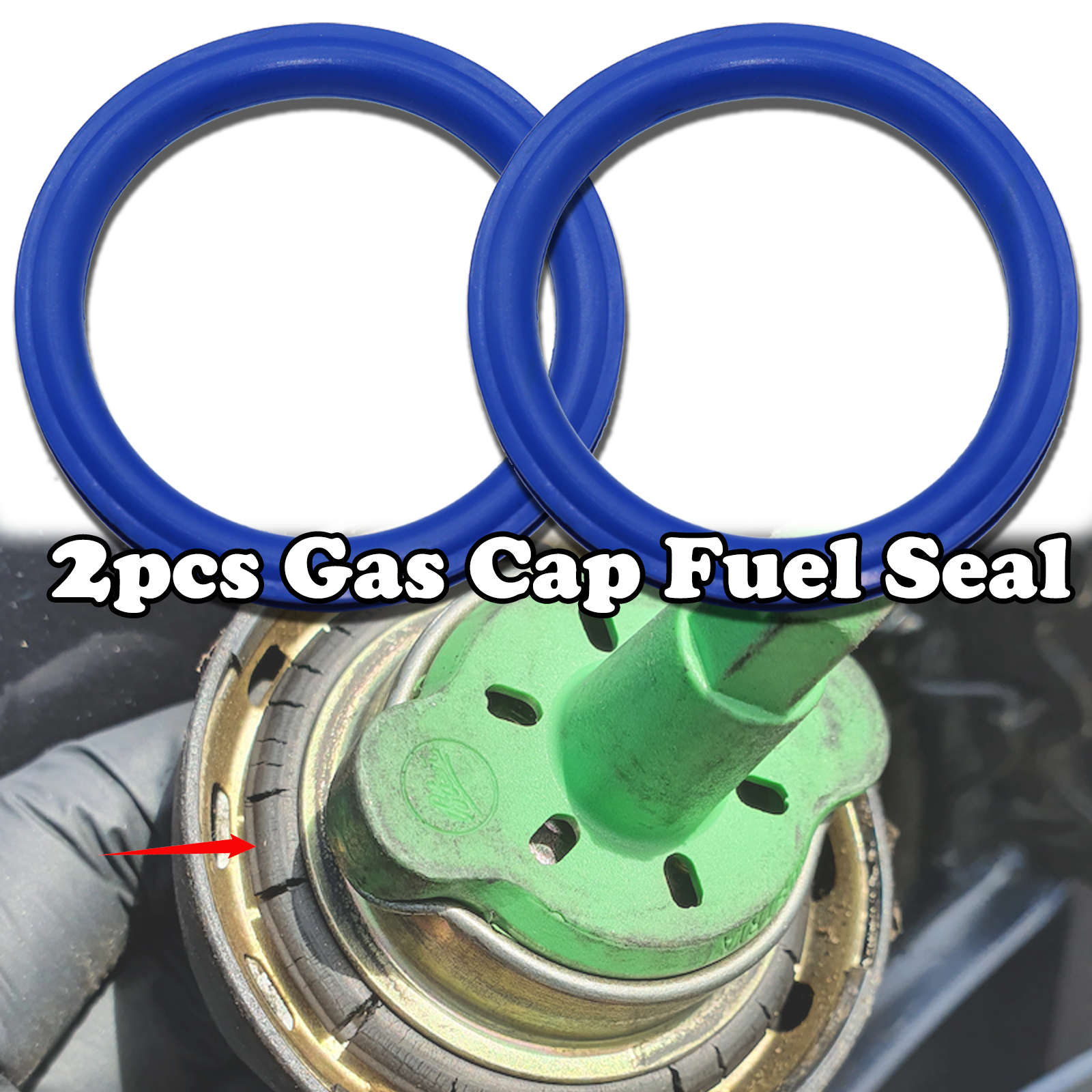 2pcs Gas Cap Fuel Seal Tank Co - огляд і ціна Tank O-Ring Seal