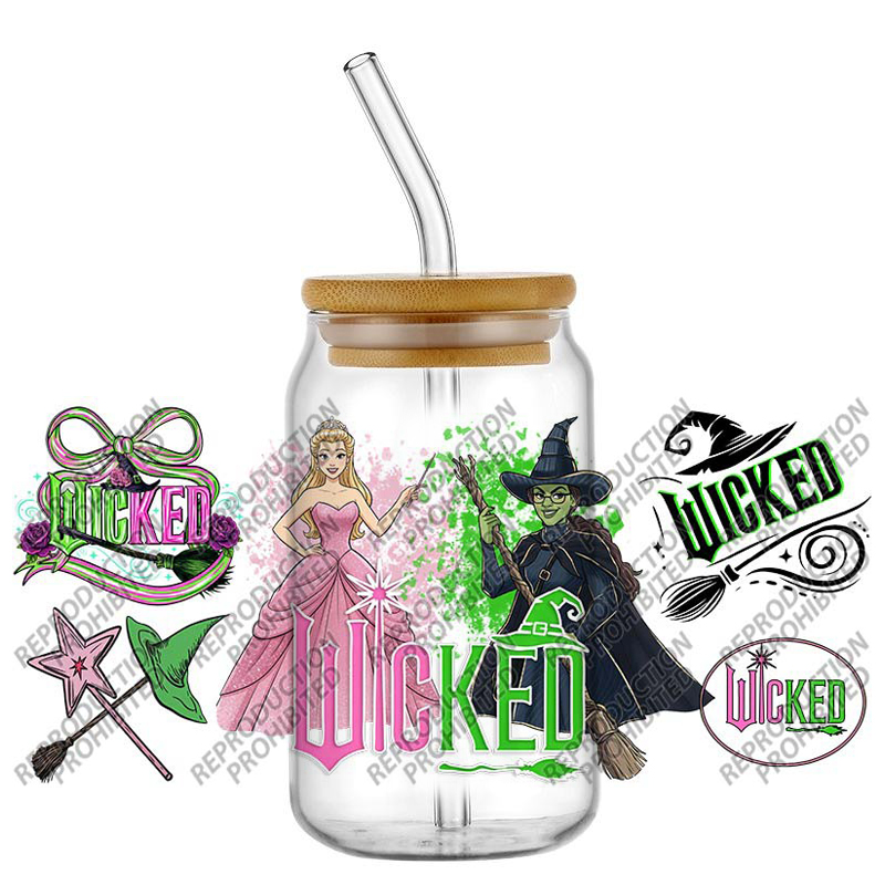 3D UV DTF Witch Bow Pattern cu - огляд і ціна Rdta Tank Glass