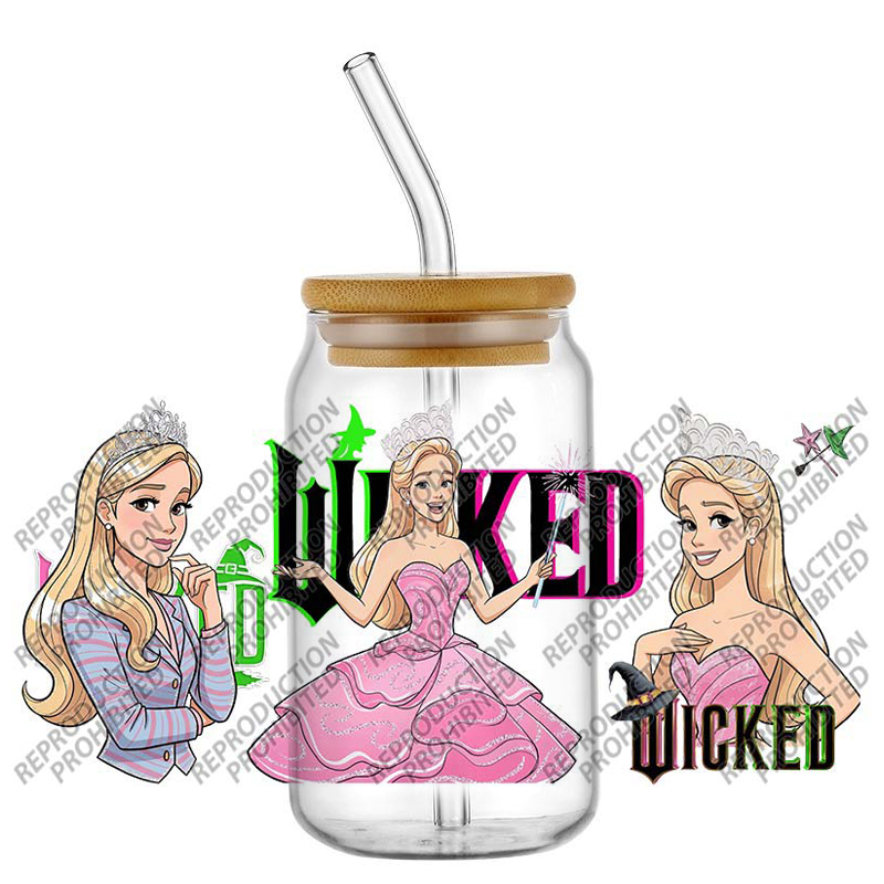 3D UV DTF Witch Bow Pattern cu - огляд і ціна Rdta Tank Glass