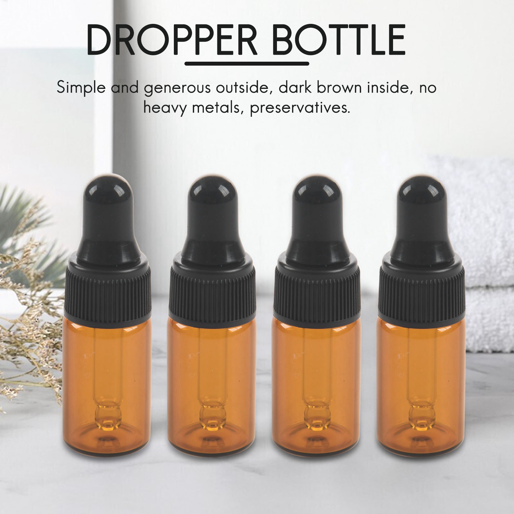10pcs 3ml Empty brown Glass Dr - огляд і ціна Juice Bottle Dropper