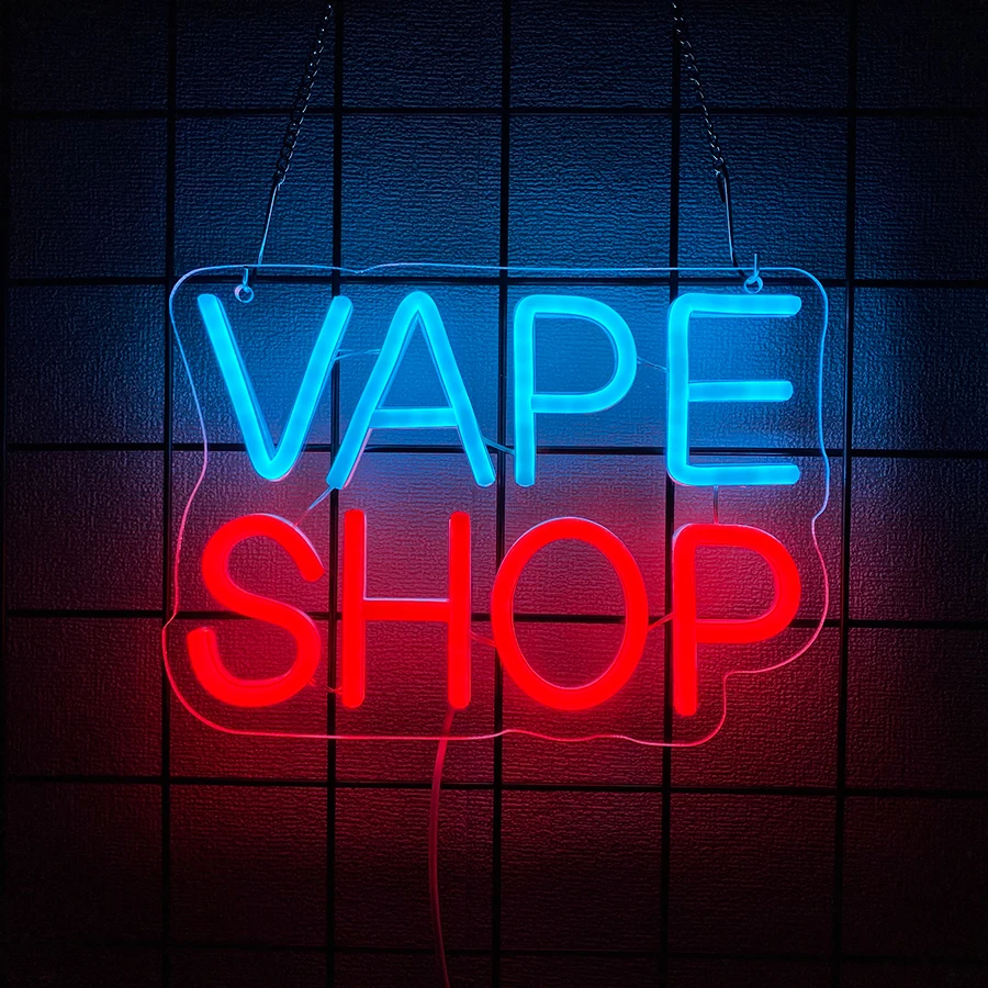Vape Shop Neon Signs, Led Lett - огляд і ціна Vaping Shop
