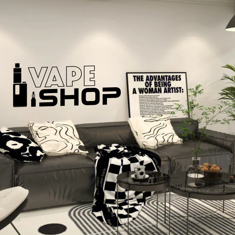 Vinyl Wall Decals Vape Shop Si - огляд і ціна Vaping Shop