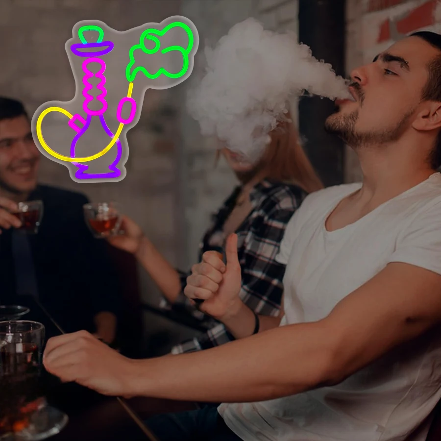 Hookah Neon Sign for Shisha Ba - огляд і ціна Vaping Shop