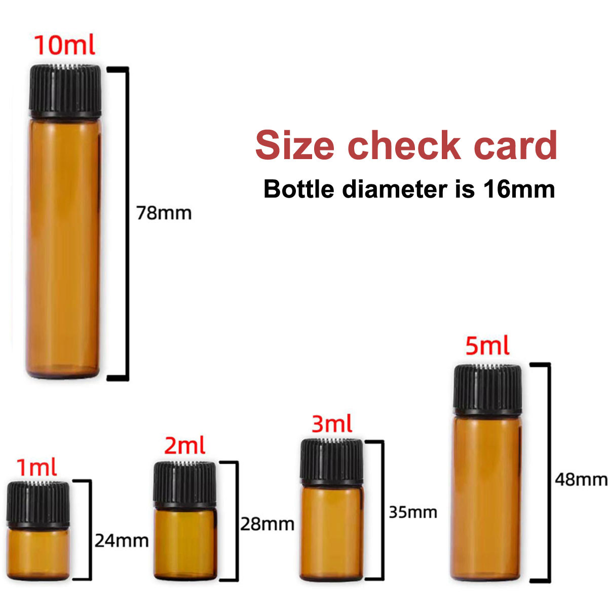 10X  100x 1/2/3/5/10ML Mini Am - огляд і ціна Juice Bottle Dropper