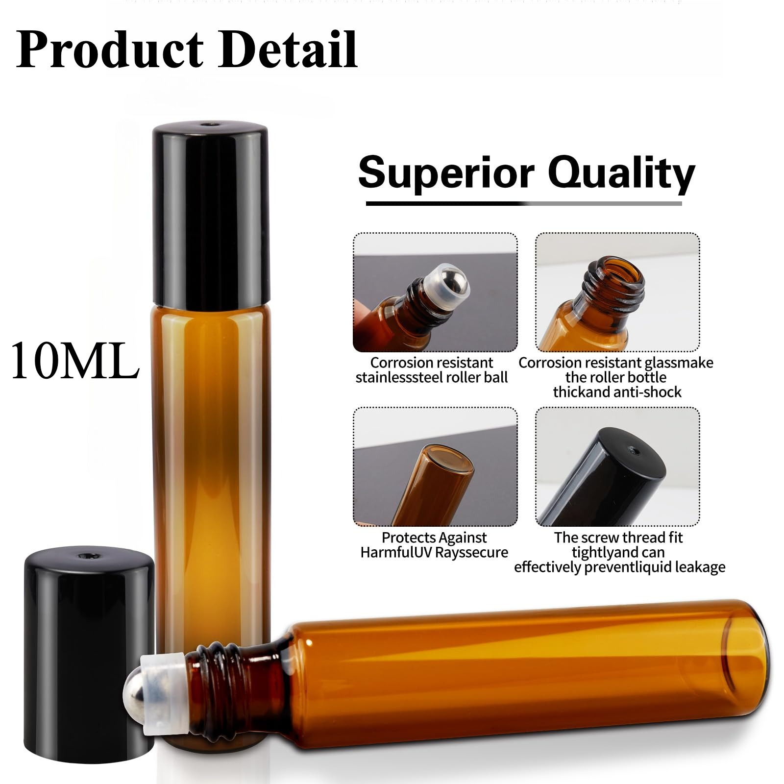 8/30pcs Glass Roll on Bottle 1 - огляд і ціна Juice Bottle Dropper
