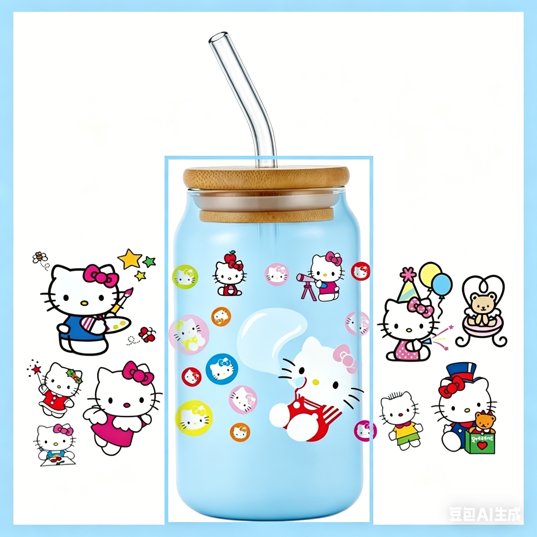 popular Kitty design 16oz 3D u - огляд і ціна Rdta Tank Glass