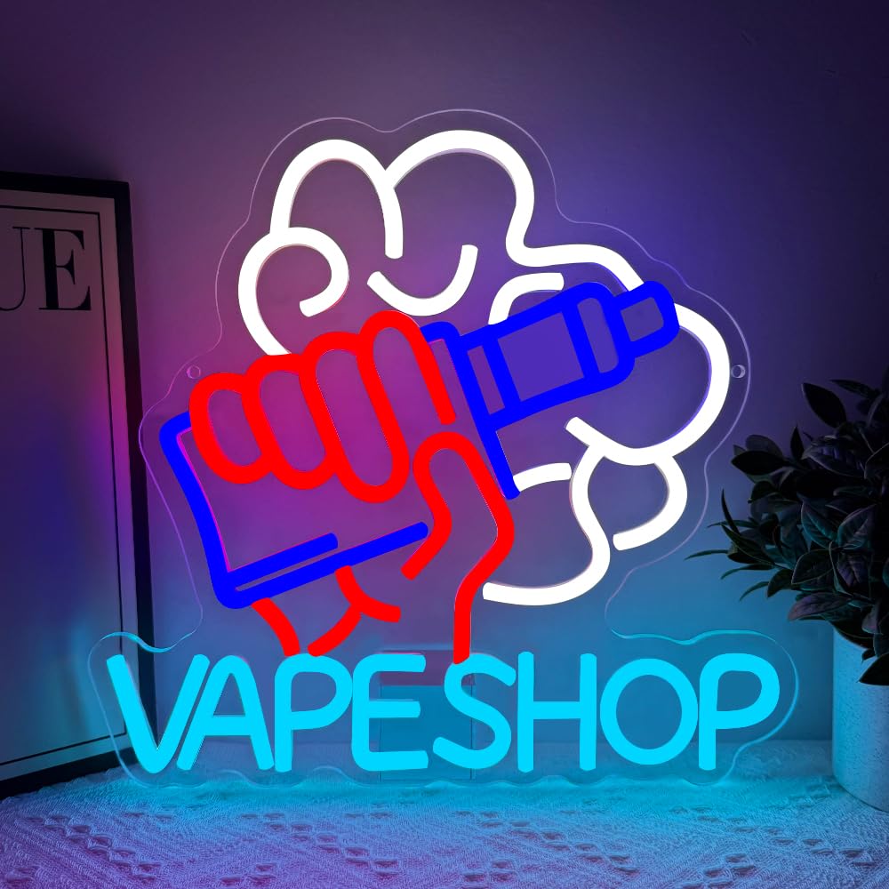 Vape Shop Neon Sign USB Powere - огляд і ціна Vaping Shop