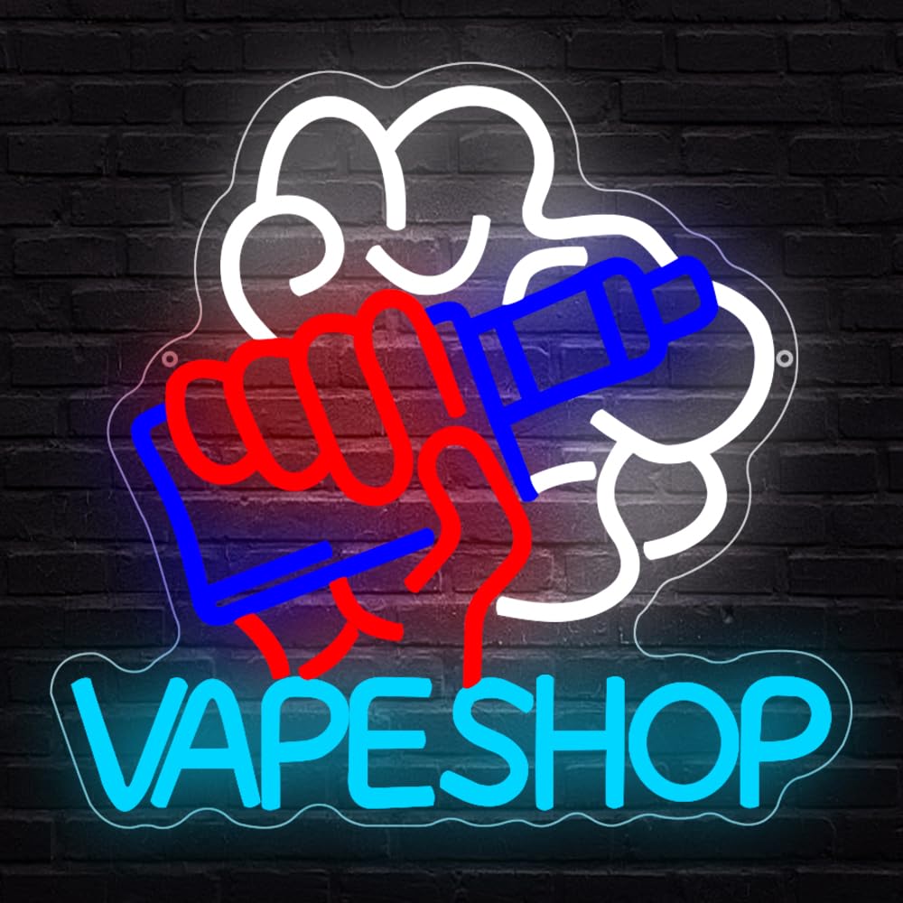 Vape Shop Neon Sign USB Powere - огляд і ціна Vaping Shop